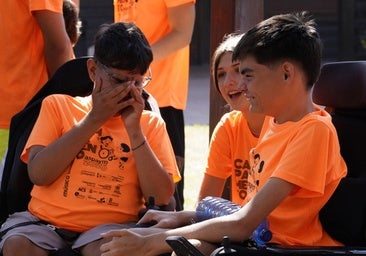 El campamento incluso de Aspaym en Cubillos del Sil recibe a 134 niños