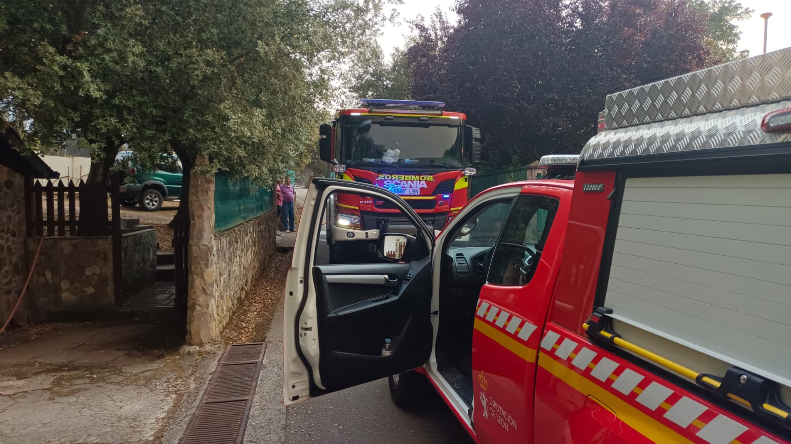 Las imágenes del incendio en Las Médulas