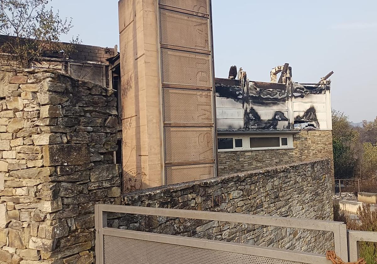 Las imágenes del incendio en Las Médulas