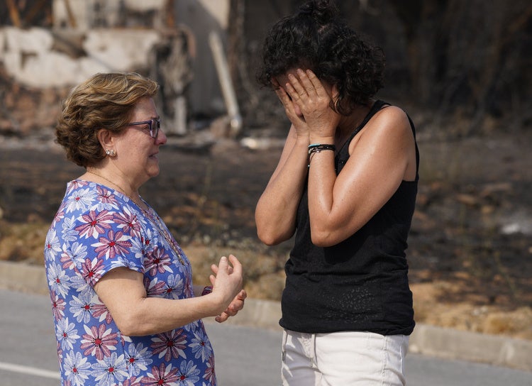 Incendio en Las Médulas.
