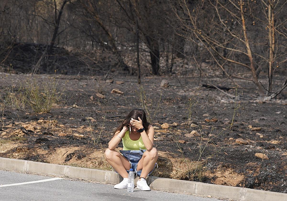 El fuego se ceba con Las Médulas