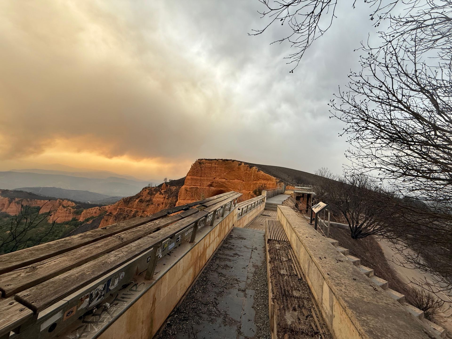 Así han quedado Las Médulas tras el incendio