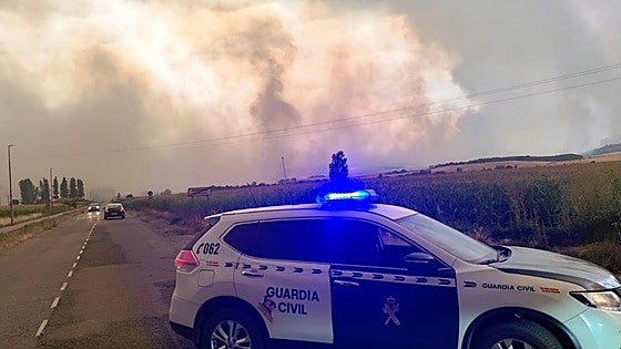 El incendio forestal de Filiel fue provocado por una bengala
