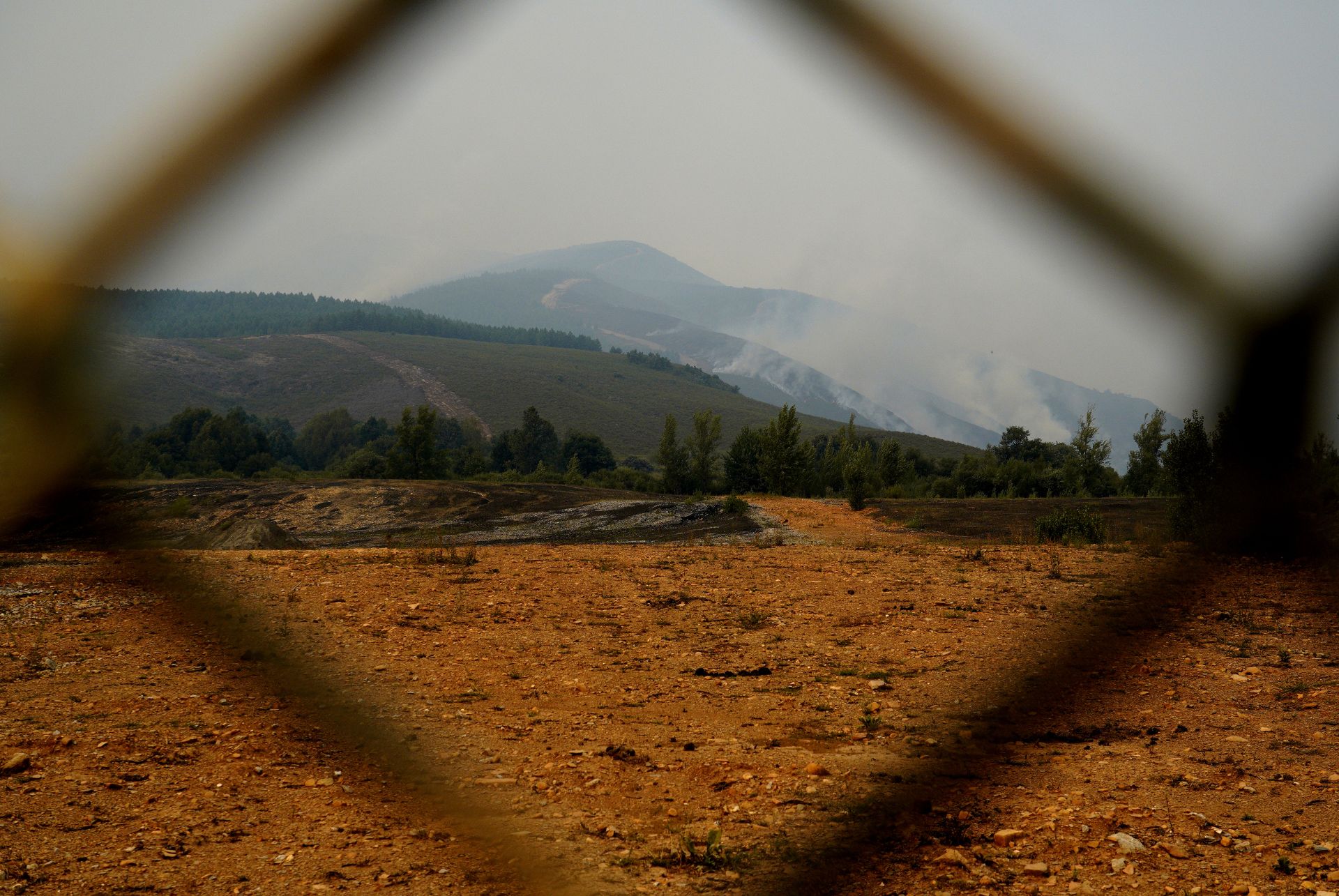 Incendio en Anllares del Sil.