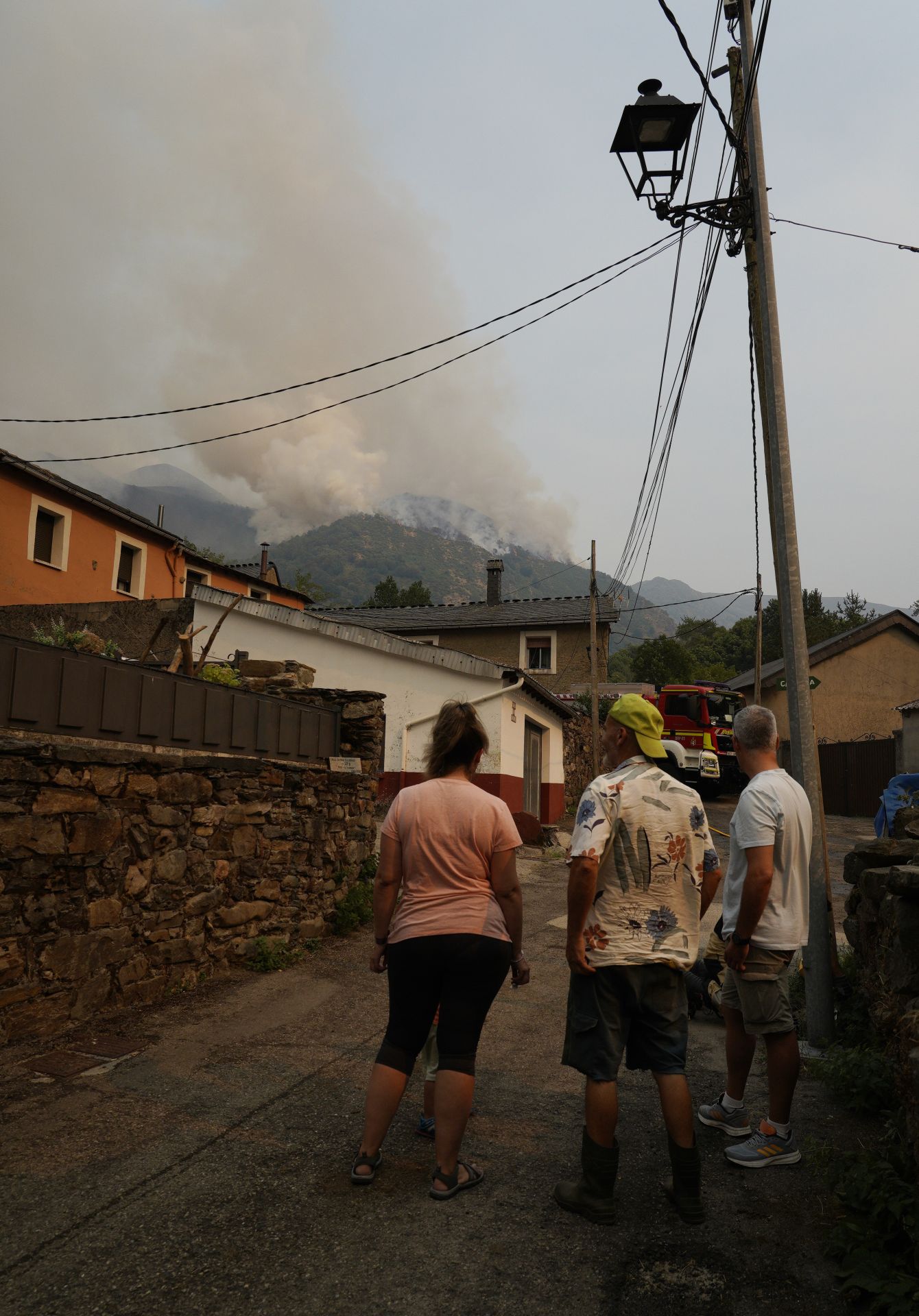 Incendio forestal en Salientes