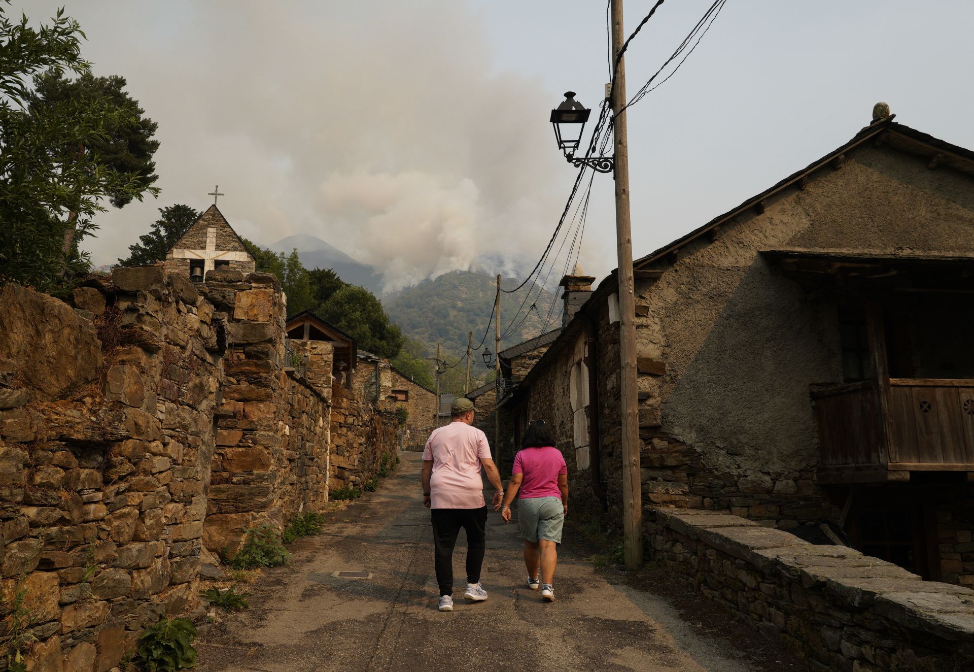Incendio forestal en Salientes