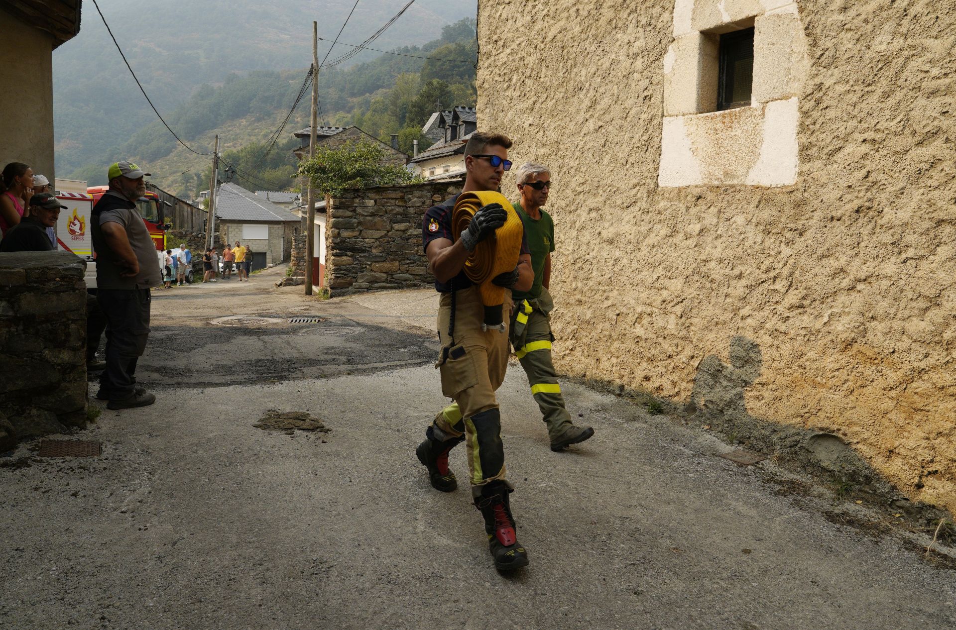 Incendio forestal en Salientes