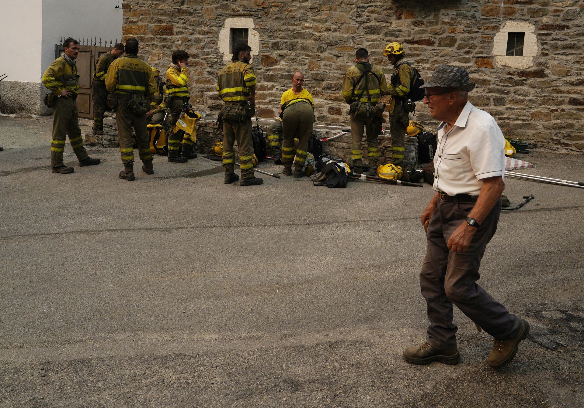 Incendio forestal en Salientes