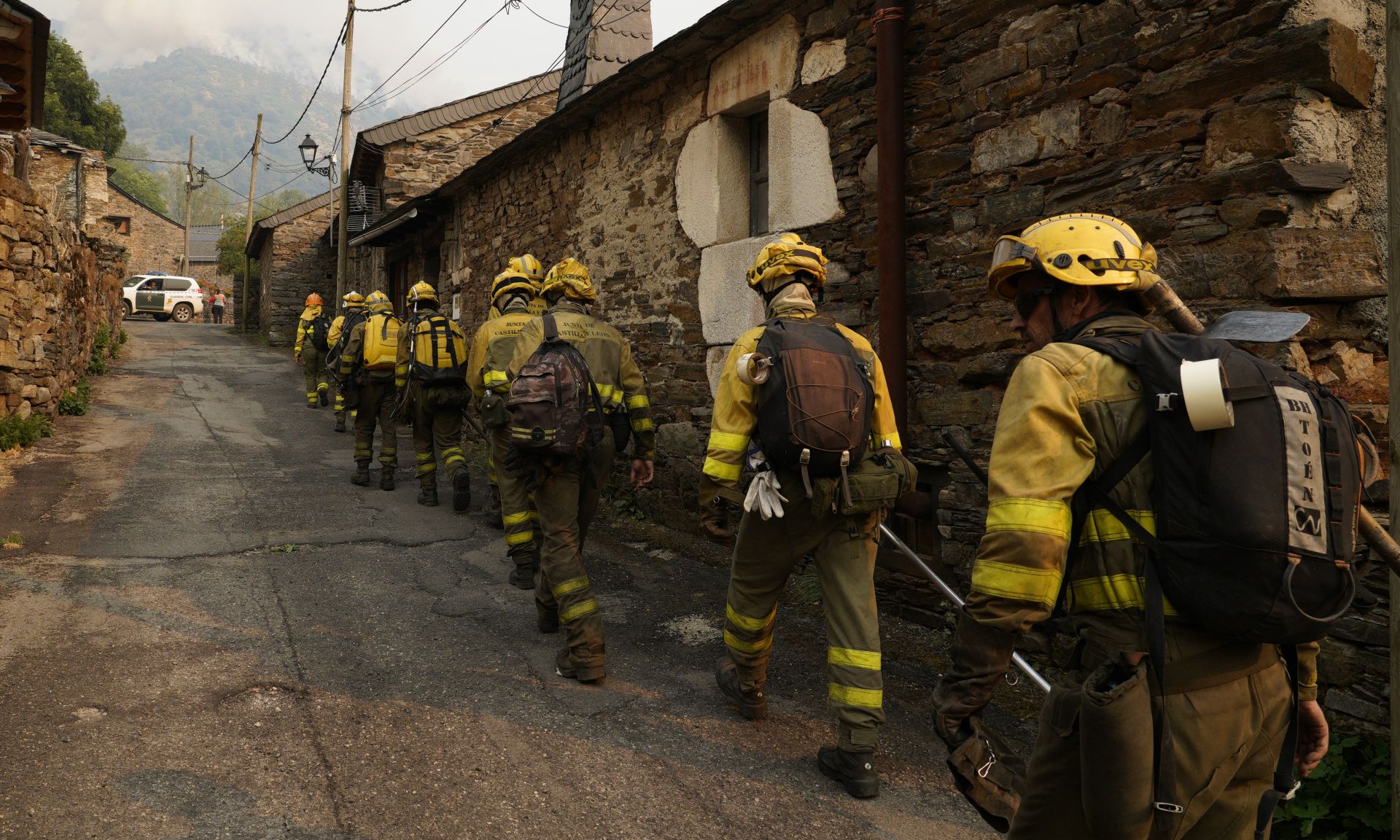 Incendio forestal en Salientes