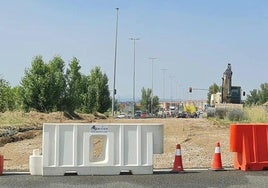 Imagen de una carretera en obras.