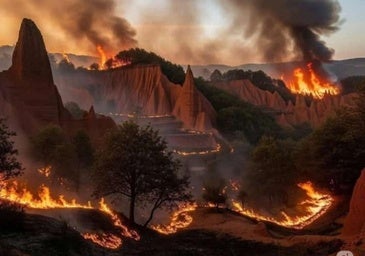 Los bulos sobre el incendio de Las Médulas