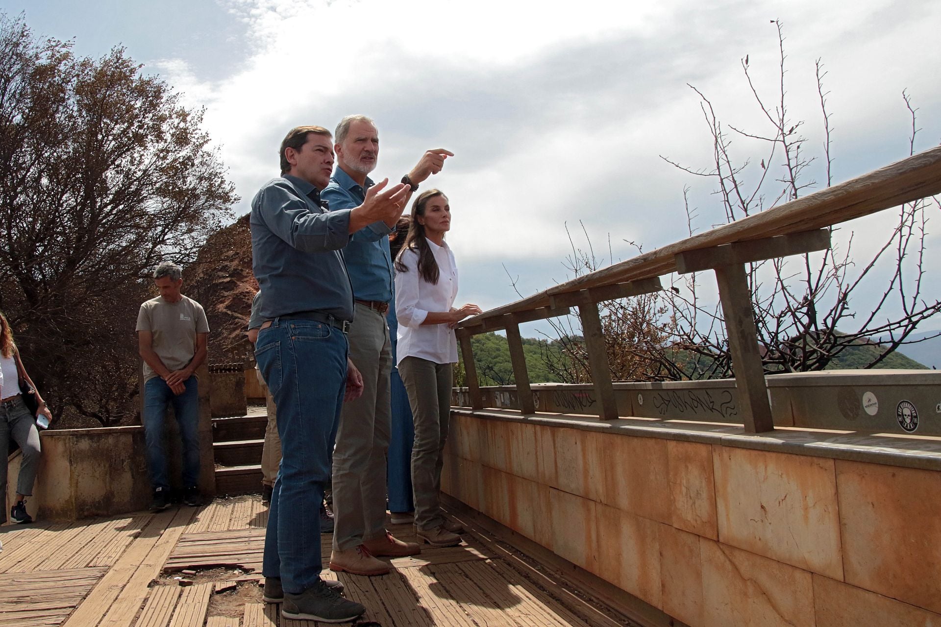 Los reyes visitan Las Médulas