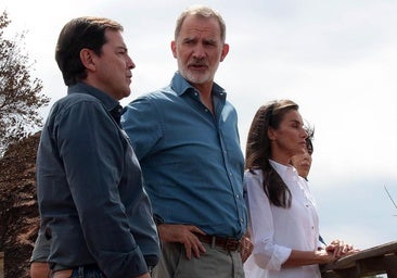 Los reyes visitan Las Médulas: «Hay mucho que hacer para sacar adelante la economía de la zona»