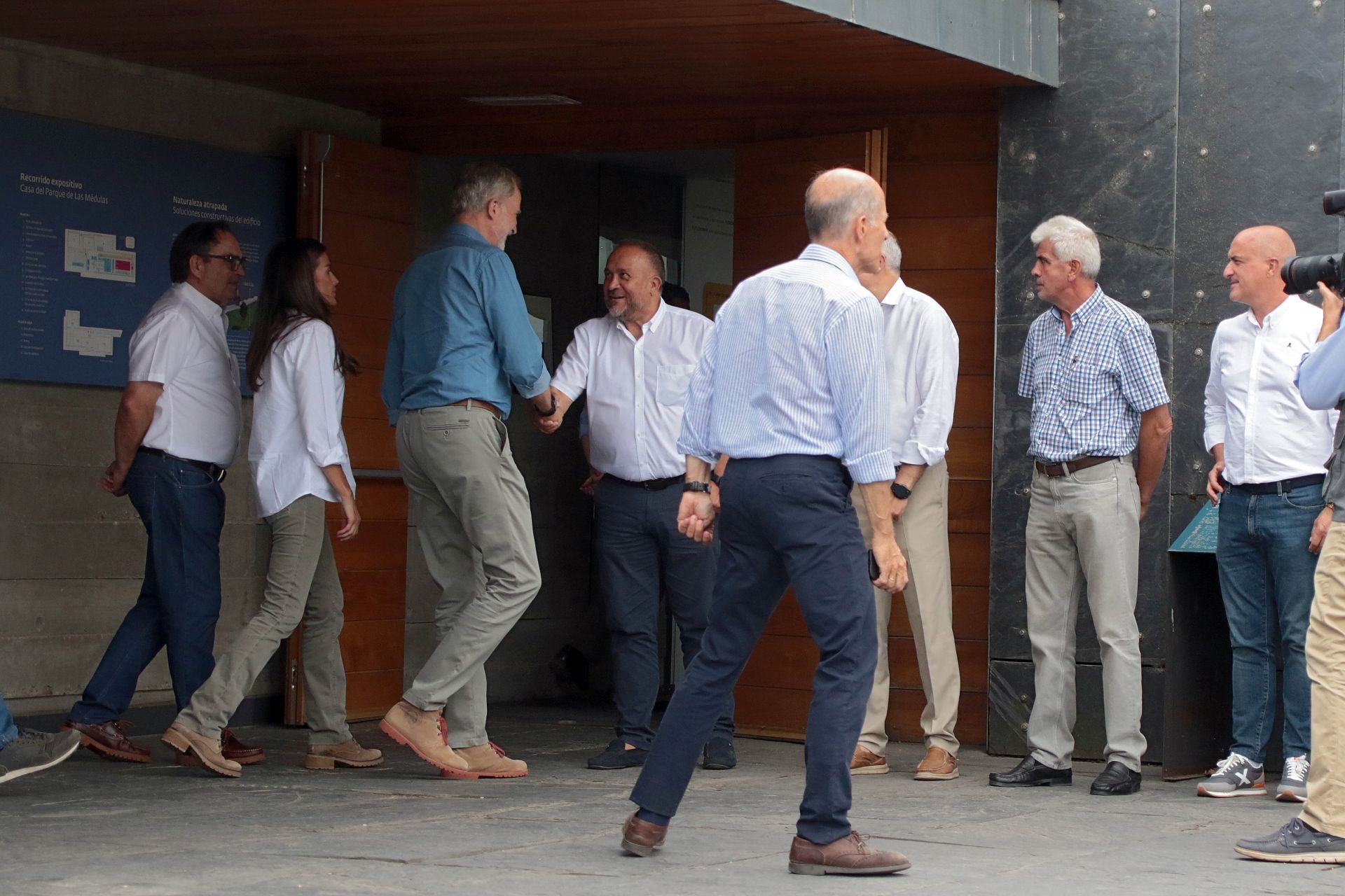 Los reyes visitan Las Médulas