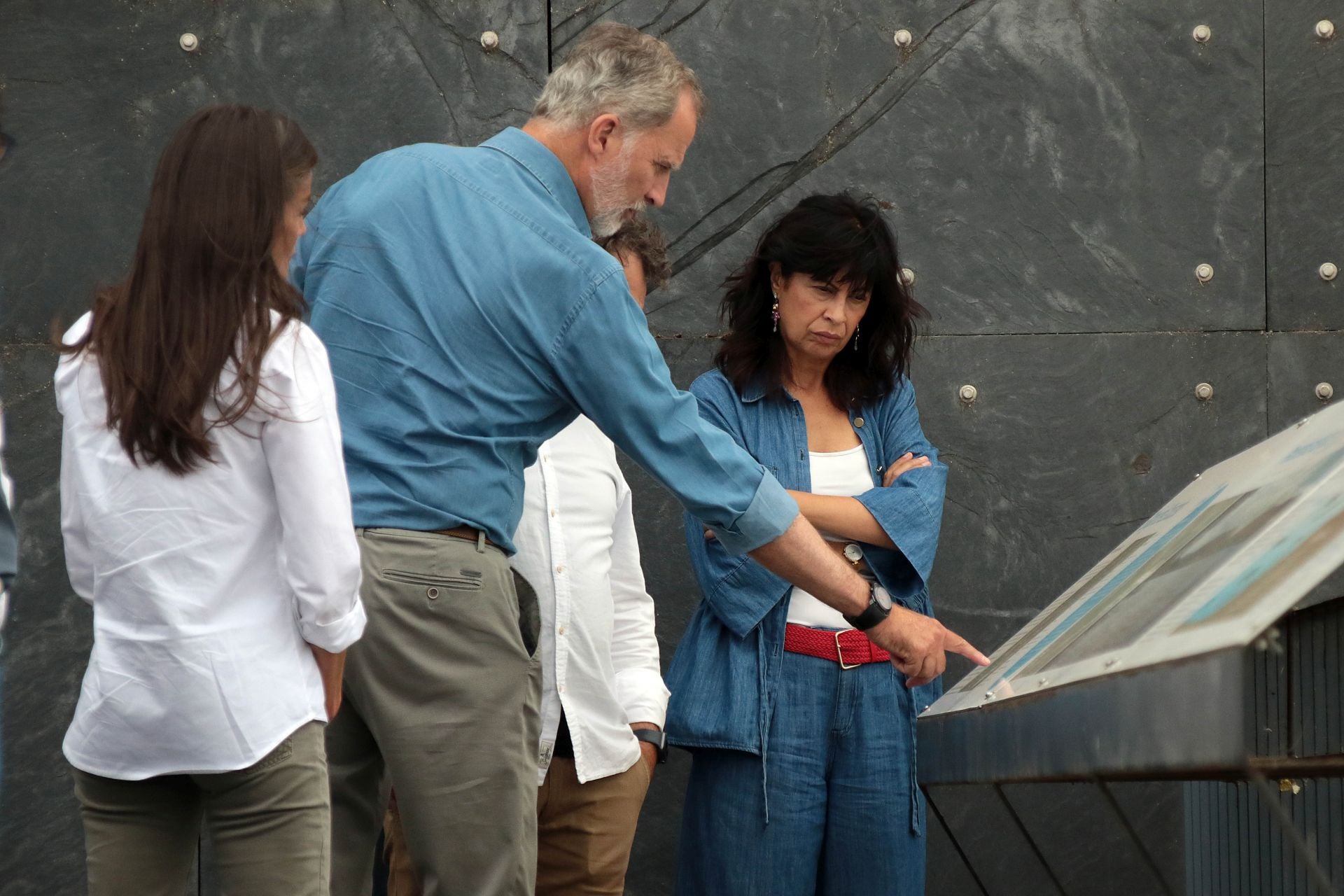 Los reyes visitan Las Médulas