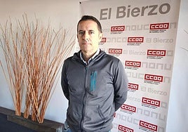 El secretario comarcal del sindicato CCOO, Roberto Echegaray.