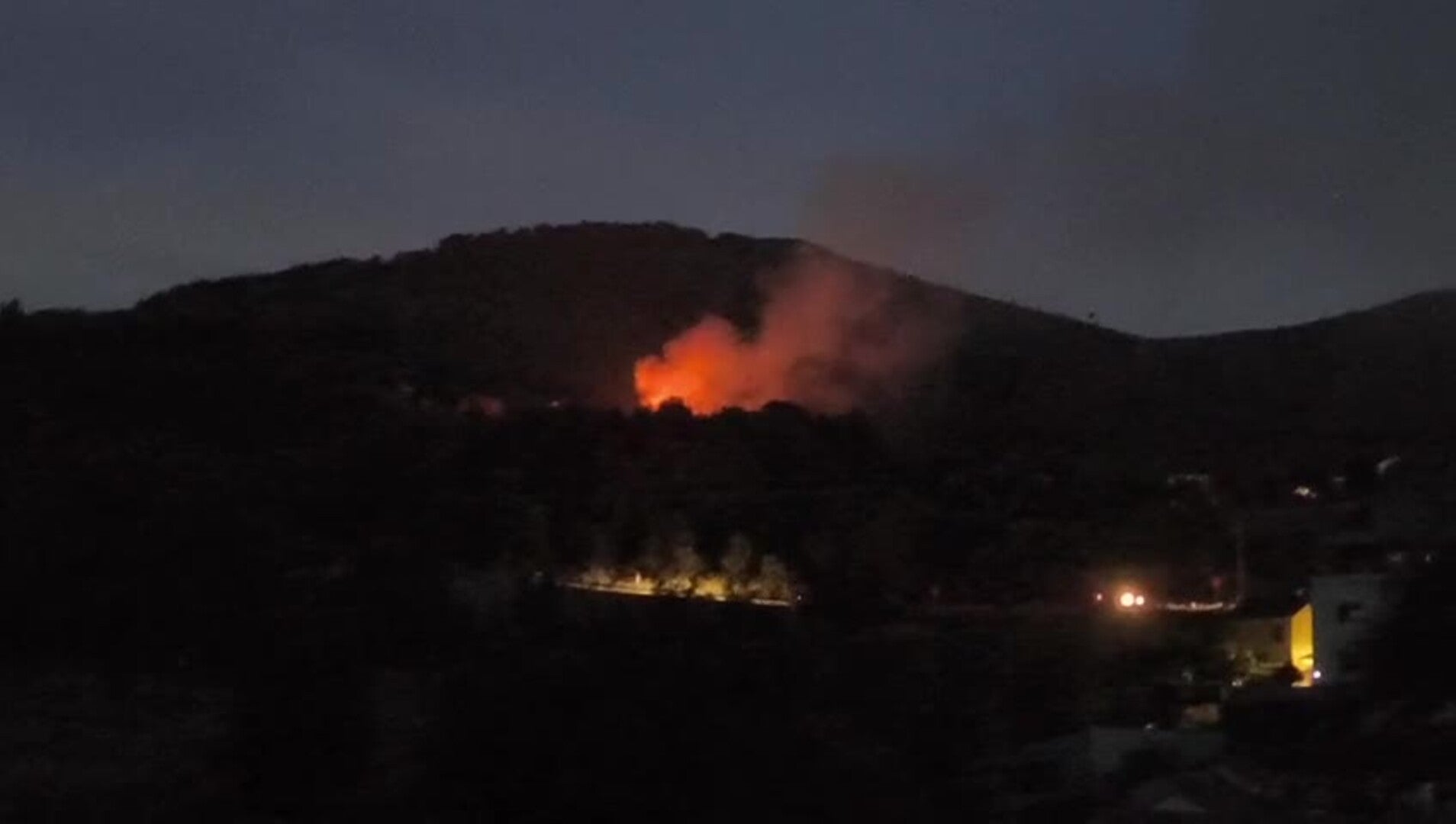Incendio en El Espino