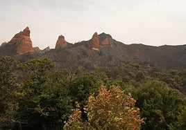 Imagen de Las Médulas tras el incendio.