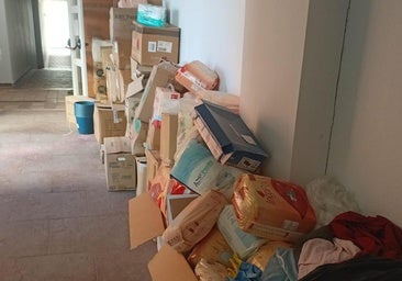 Desaparecen los pañales donados en Ponferrada por la Dana y almacenados en el rocódromo