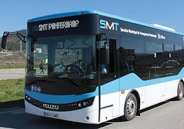 Imagen de archivo de un autobús de Servicio Municipal de Transporte de Ponferrada.