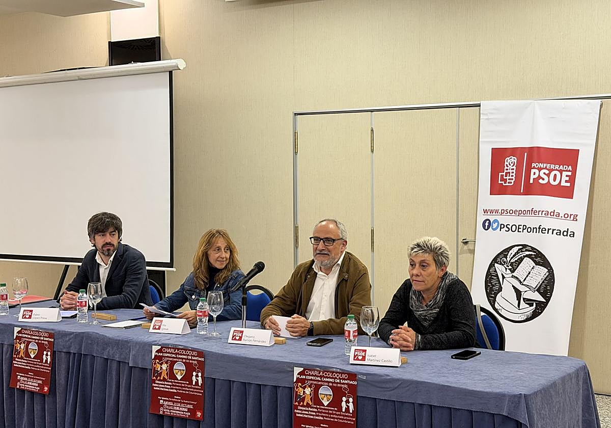 Imagen de la charla coloquio Plan Especial del Camino de Santiago.