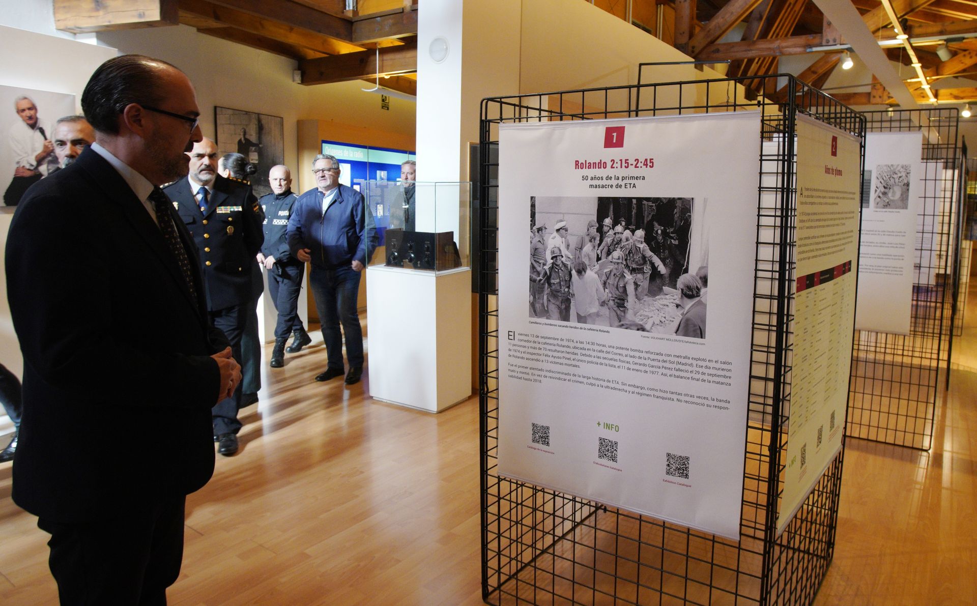 Ponferrada abre la exposición que conmemora los 50 años de la primera masacre de ETA