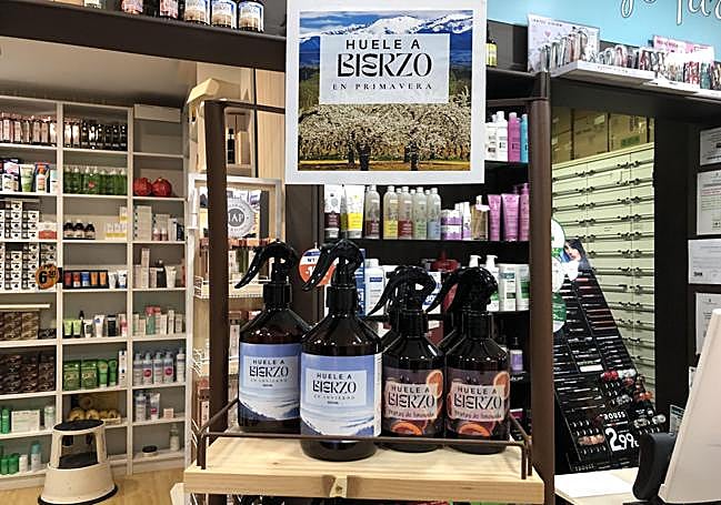 Imagen de algunos de los ambientadores que continene los aromas del Bierzo.