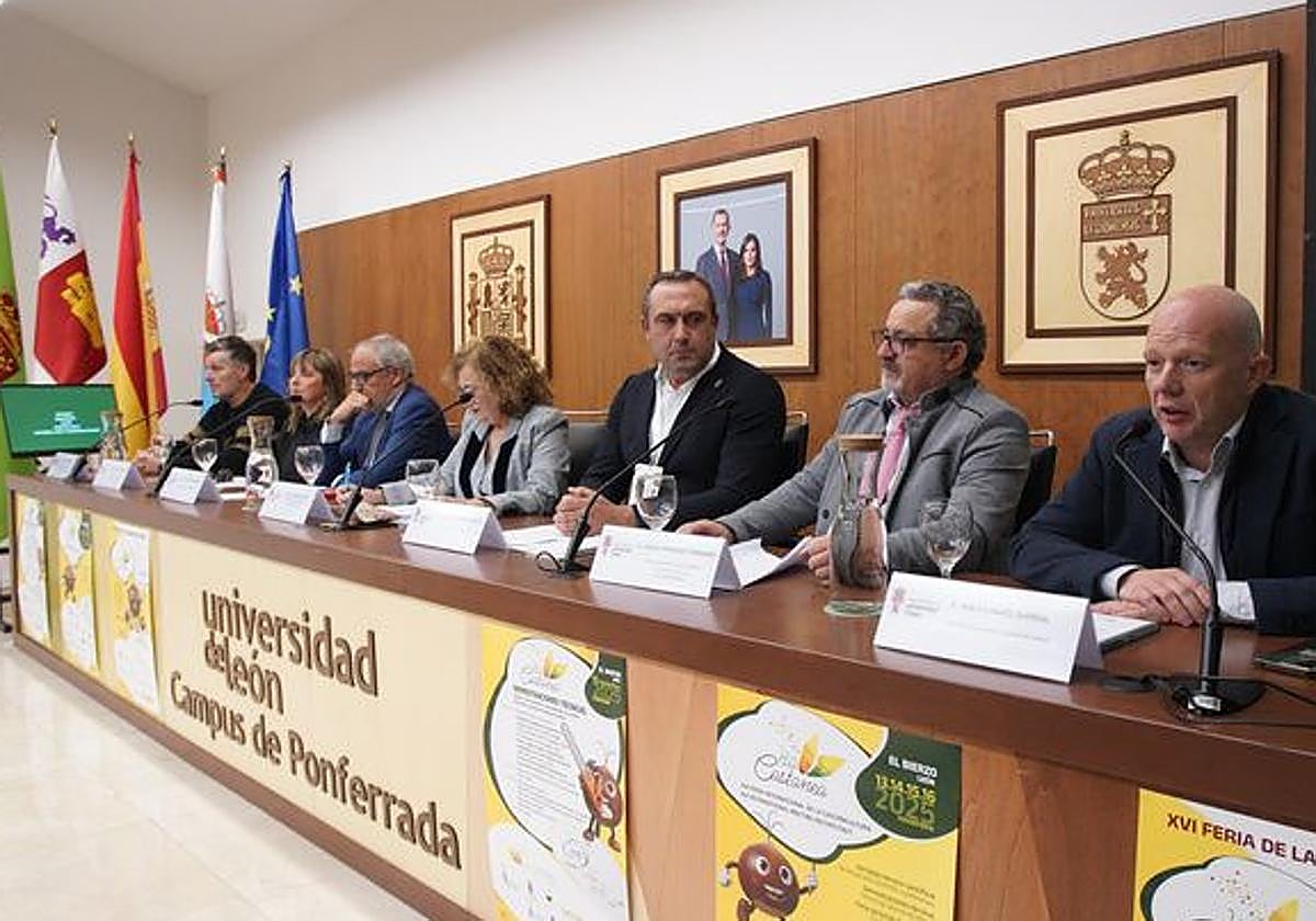Inauguración de Biocastanea 2025 en el Campus del la ULE en Ponferrada.