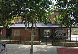 Imagen del colegio San Andres de La Borreca de Ponferrada.