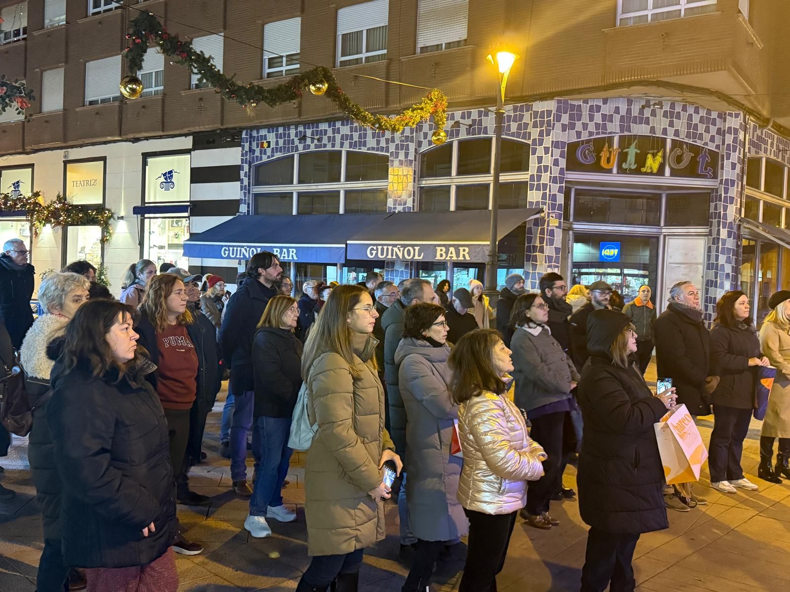 Acto en Ponferrada de la Plataforma contra las Violencias Machistas del Bierzo y Laciana.