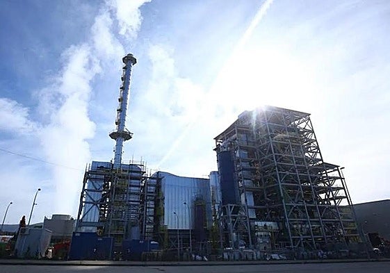 Planta de de producción de energía por biomasa de Forestalia en Cubillos del Sil.