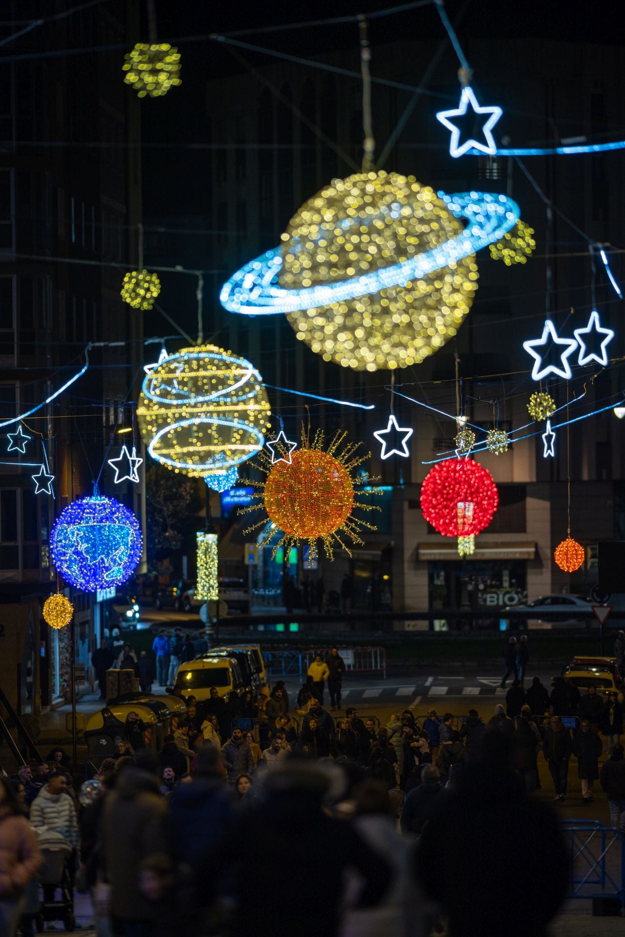 Las mejores imágenes de las luces de Navidad de Ponferrada