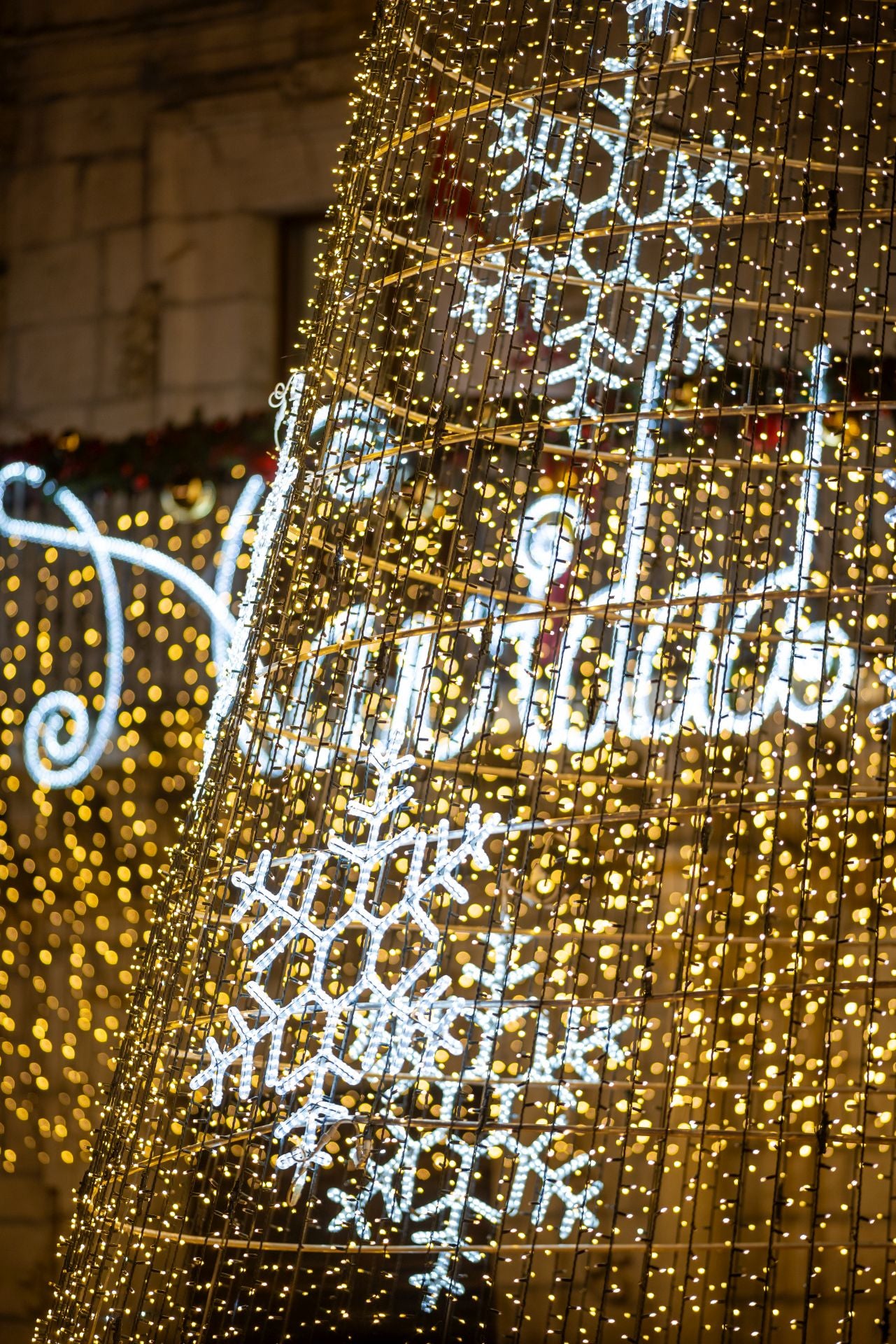 Las mejores imágenes de las luces de Navidad de Ponferrada