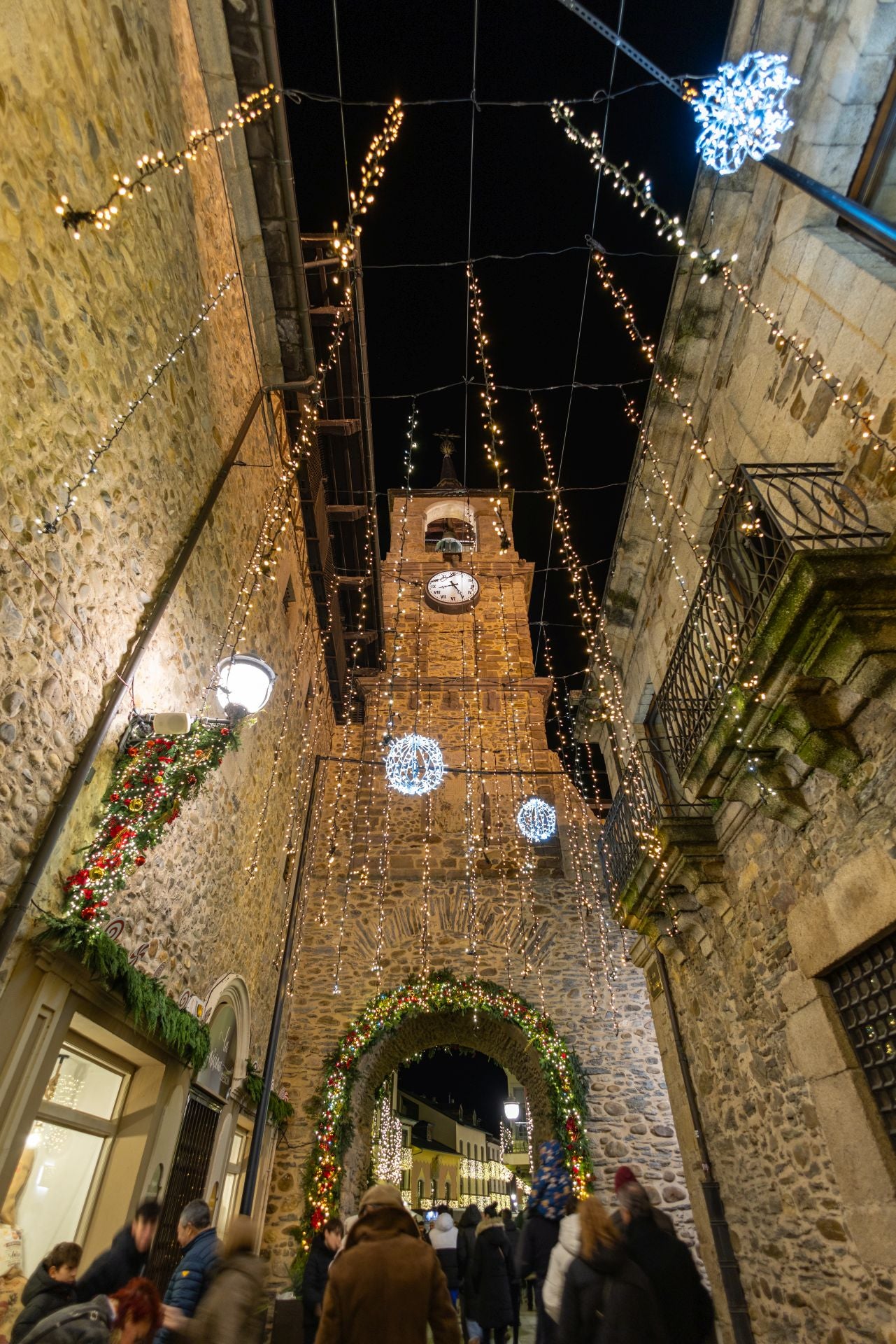 Las mejores imágenes de las luces de Navidad de Ponferrada