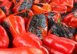 Pimientos asados del Bierzo.