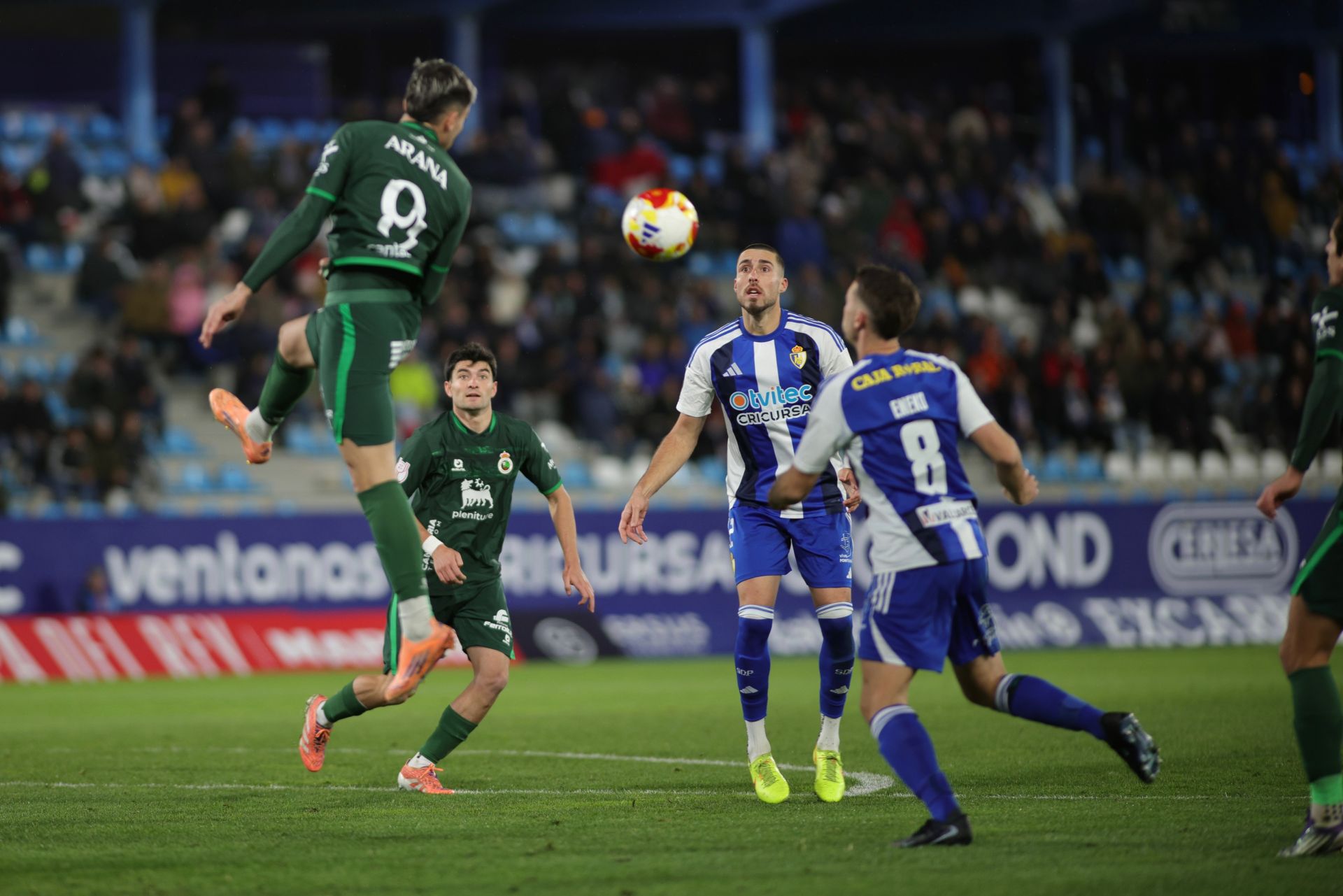 Las imágenes del partido Ponferradina - Racing de Santander