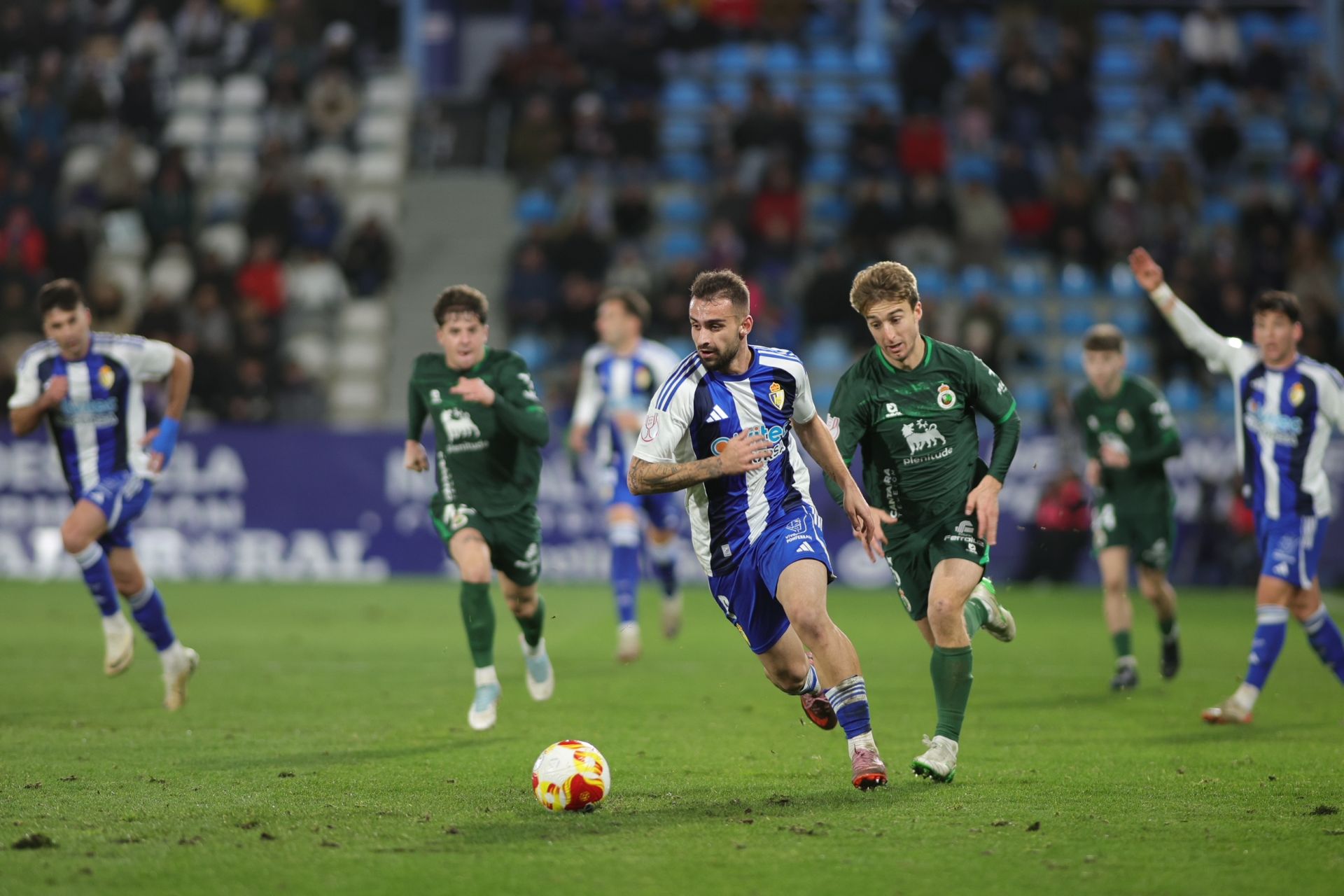 Las imágenes del partido Ponferradina - Racing de Santander