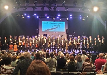 Imagen de la Big Band Burgos en uno de sus conciertos.