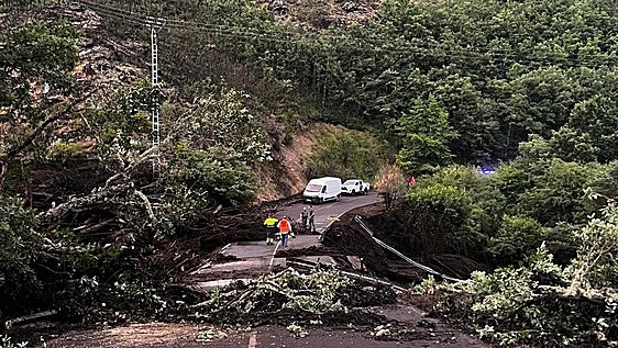 Los daños de la gran tormenta en el Valle de Fornela