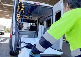 Ambulancia del Servicio de Emergencias en una imagen de archivo.