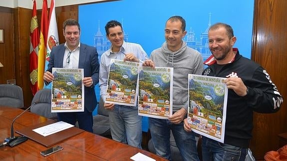Presentación de la carrera de montaña 'Tebaida Berciana'.