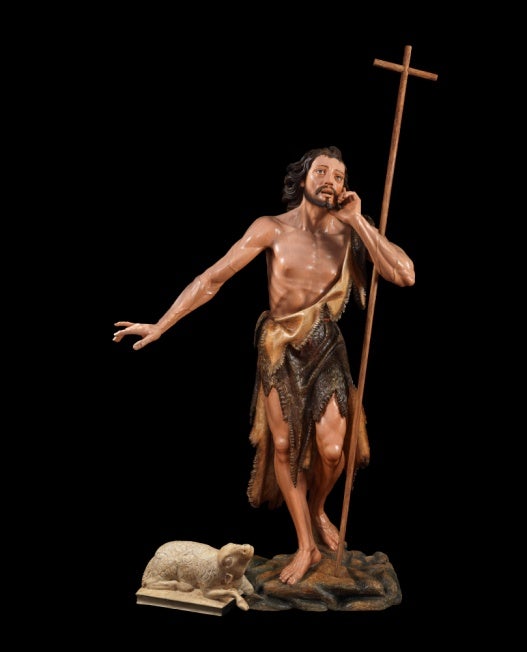 Esculura barroca de San Juan Bautista de Mateo de Prado (1655-1660).
