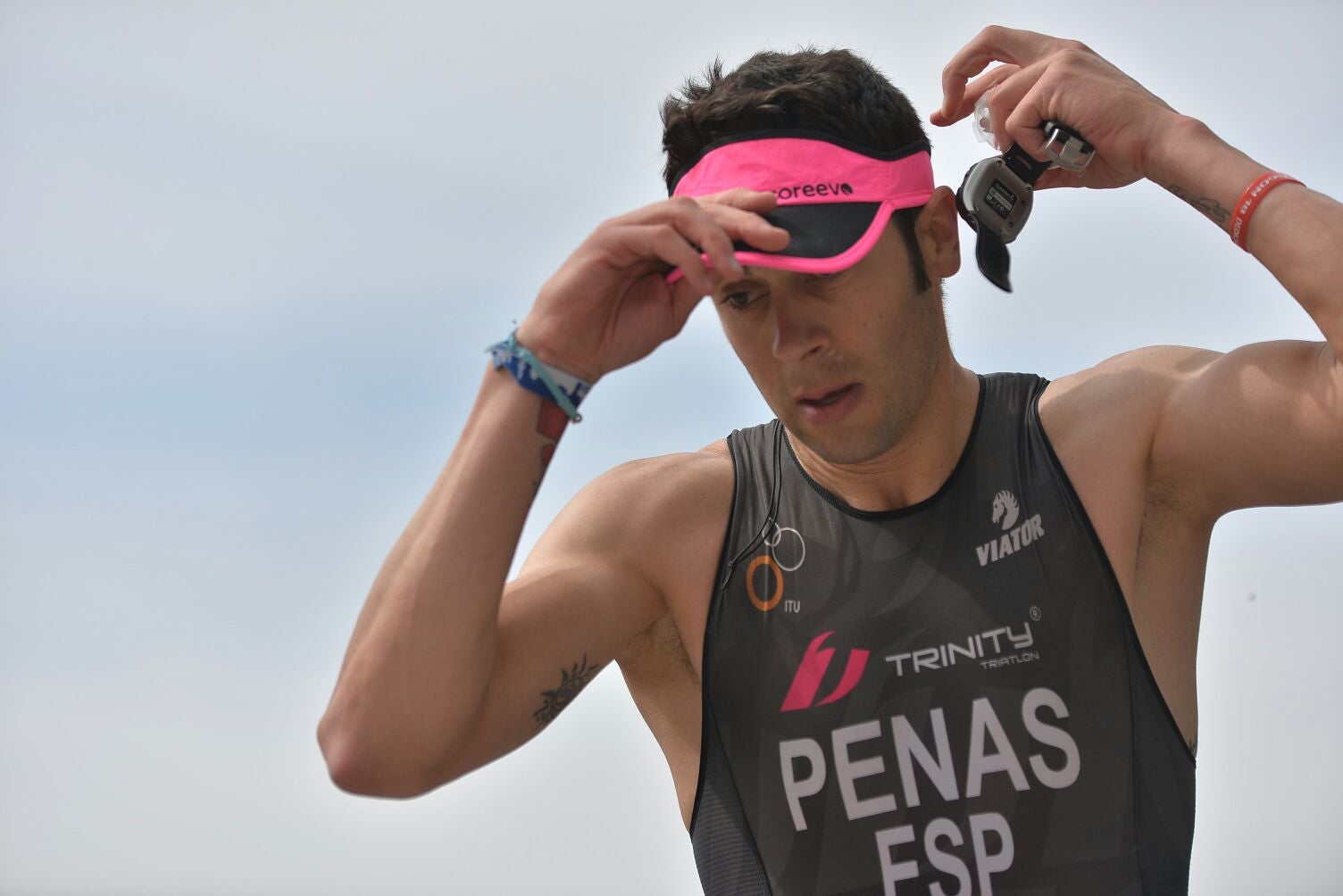 Chechu Penas, durante el desarrollo de la prueba.