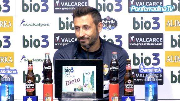 Manolo Herrero en rueda de prensa.