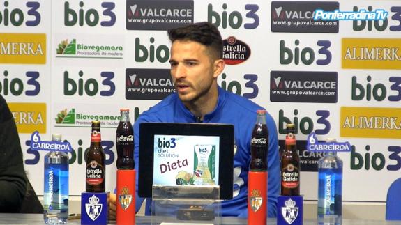 Ríos Reina, jugador de la Ponferradina.