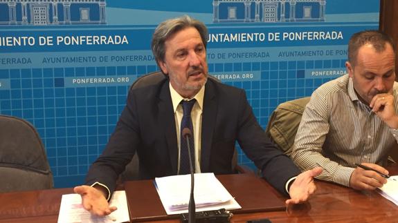 Pedro Muñoz, durante la rueda de prensa de este jueves.