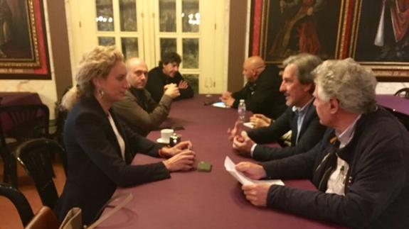 Imagen de la reunión.