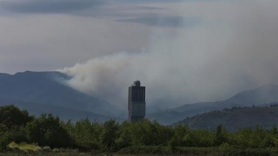 Incendio en El Bierzo.