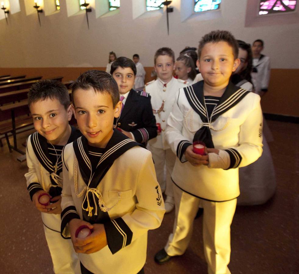 Primeras comuniones en el barrio de La Luz