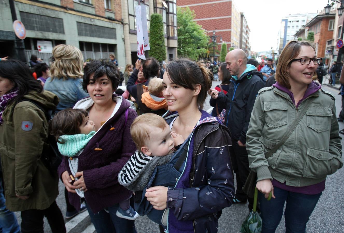 Manifestación en Oviedo en defensa de La Madreña